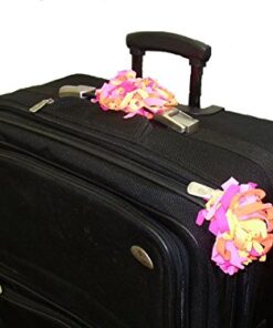 Pomchies POM-ID: Tropic Pink (08106) Luggage/Baggage Identification Tags (2-Pack) for Travel Bag Suitcase, Briefcase Quickly Spot Luggage Suitcase 13 41pPF8z5FUL