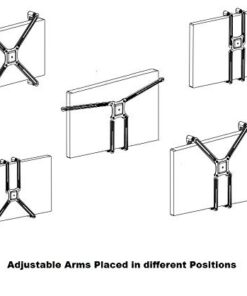 EZM VESA Mount Bracket Adapter Kit for most Non-VESA screens 75 mm and 100 mm Standard Mounting Bracket(003-0023) 14 41pZI0K1qyL