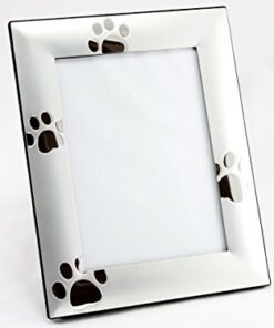 Skyway Puppy Dog Paw Print Pet Photo Picture Frame Silver - 5 x 7 16 41pcAgil0pL