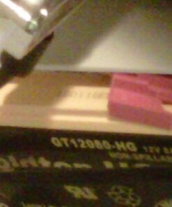 Genuine FiOS OEM Approved Replacement Battery (3 Year Warranty) by GS Battery - GT12080-HG - Premium Replacement for PX12072-HG 27 41phEWUZOL