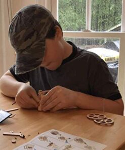 Wooden Solar Model Cars to Build for Kids 9-12, Educational Science Kits for Kids Age 12-14, Gifts for 10+ Year Old Boys Girls, Science Experiments for Kids 9-12 Engineering Toys Robotics STEM Kit 30 41piENiGJdL