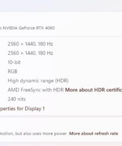 Acer Nitro 27" WQHD 2560 x 1440 PC Gaming IPS Monitor | AMD FreeSync Premium Up to 180Hz Refresh 0.5ms DCI-P3 95% 1 Display Port 1.2 & 2 HDMI 2.0 XV271U M3bmiiprx,Black 27-inch 180Hz 43 41pmQ5k0eTL