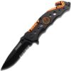Snake Eye Tactical EMT Black & Orange Folding Pocket Knife 2 41q1NePDMLL