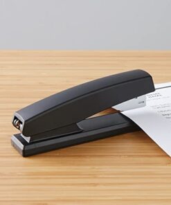 Amazon Basics Stapler with 1000 Staples, Office Stapler, 25 Sheet Capacity, Non-Slip, Black 1-Pack 21 41q70qYxzwL