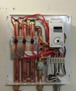 Ecosmart ECO 24 24 KW at 240-Volt Electric Tankless Water Heater with Patented Self Modulating Technology, 17 x 17 x 3.5 19 41qEu62PamL