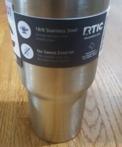 RTIC Double Wall Vacuum Insulated Tumbler, 20 oz, Stainless Steel 20 Ounce (Pack of 1) 35 41qZTxe0IkL