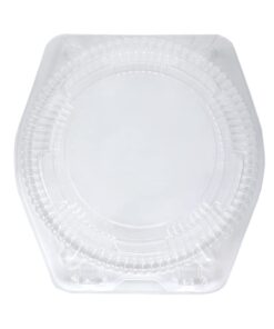 Detroit Forming 10" Pie Container LBH-111 Clear OPS Plastic Hinged Locking Lid Shallow Dome Food | 100/Case 10 41qrGAg9D L