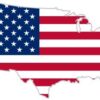 StickerJOE USA United States of America American Map Flag Sticker Decal 5" x 3" 48 41rBvHmiJL