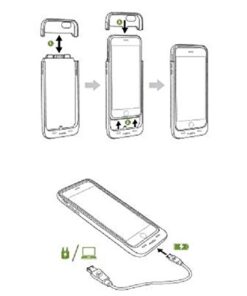 mophie juice pack air - Slim Protective Mobile Battery Pack Case for iPhone 6/6s - Blue Standard Packaging 13 41rLuVX2mL