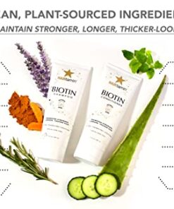 HAIRtamin Biotin Conditioner - Healthy Growing Natural Hair Conditioners to Support Stronger Longer Thicker-Looking Hair | Paraben-Free & Sulfate-Free Color Safe Conditioner - Vitamin Rich Formula for Women and Men All Hair 14 41rNucfO9L