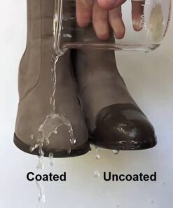 NANOMAN Shoe Protector Spray – Shoe & Boot Waterproofing Spray - Water & Stain Repellent - for Shoes Boots Sneakers Uggs Incl Suede, Leather Nubuck, Even White Shoes. 16 41rPFT U YL