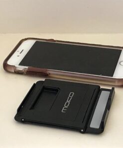 MoKo Phone/Tablet Stand, Foldable Tablet Holder Fits with iPhone 15/Pro/Plus/Pro Max, iPhone 12/12 pro Max/11/Xs Max, iPad Pro 11, iPad Air 4/Mini 6 2021, iPad 9th 10.2", Black Small Size 61 41rZ7iSEqtL