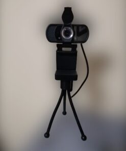 Webcam HD 1080P,Webcam with Microphone, USB Desktop Laptop Camera with 110 Degree Widescreen,Stream Webcam for Calling, Recording,Conferencing, Gaming,Webcam with Privacy Shutter and Tripod 34 41rp4gC062L