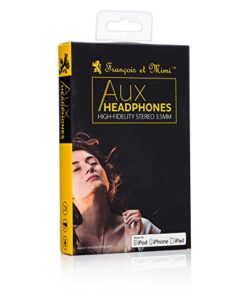 Alternative view of Headphones, Francois et Mimi Elite Apple MFI-Certified 3.5mm in-Ear Noise-isolating Earbuds Headphones with Mic, Retail Packaging!