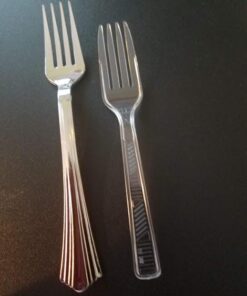 Party Dimensions Plastic 300 Count Cutlery Combo Box, Clear, Combo Box, Clear 300 Count 26 41s0mvmDBhL