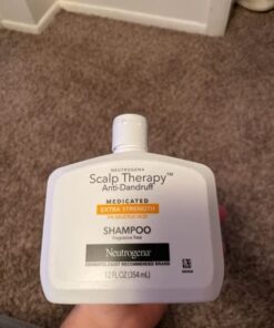Neutrogena Scalp Therapy Anti-Dandruff Shampoo Extra Strength, with 3% salicylic acid, Fragrance Free, 12 fl oz 19 41s9lCEskkL