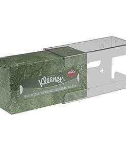 TrippNT 51234 Plastic Wall Mountable Tissue Box Holder, 9-5/8" Width x 5-1/4" Height x 4" Depth, Medium, Clear 16 41sH3aP9jS