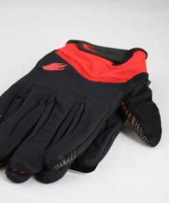 FIRELION Bike Gloves for Men/Women Cycling,Cycling Gloves for Outdoor MTB DH Road Racing,Full Finger Half Finger Padded Bicycle Protective Gloves,Non-Slip Shock-Absorbing Touchscreen Riding Gloves Large Full Red 47 41sP2MX8I2L