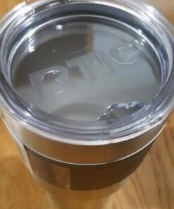 RTIC Double Wall Vacuum Insulated Tumbler, 20 oz, Stainless Steel 20 Ounce (Pack of 1) 36 41sUCYShSgL