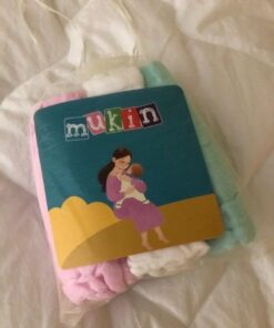 MUKIN Baby Washcloths - Natural Cotton Baby Wipes - Soft Newborn Baby Face Towel and Washcloth for Sensitive Skin- Baby Registry as Shower, 5 Pack 12x12 inches 29 41sUxZC8y4L