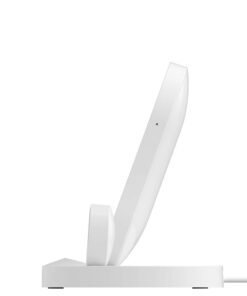 Belkin 3-In-1 Wireless Charging Station - Fast Wireless Charging For Apple Iphone 14, Iphone 13 & Iphone 12 Series & Apple Watch (All Series) - With Additional USB A Port For Multiple Devices (White) White Charging Dock 35 41sbkjf9CL