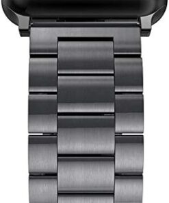 Simpeak Business Metal Band Compatible with Apple Watch Series 9 8 7 (45mm) Series 6 SE 5 4 (44mm) Series 3 2 1 (42mm) Women Men Solid Stainless Steel Band Strap Replacement for iWatch 45mm 44mm 42mm 29 41sdAdN2bxL