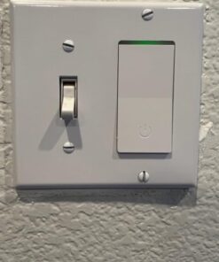 BN-LINK WiFi Smart in-Wall Light Switch, No Hub Required with Timer Function, White, Compatible with Alexa and Google Assistant, Neutral Wire Needed, 2.4 Ghz Network Only 1P-Smart Light Switch 20 41sgfUduV7L