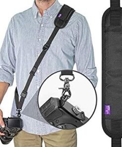 waka Rapid Camera Neck Strap with Quick Release and Safety Tether, Adjustable Camera Shoulder Sling Strap for Nikon Canon Sony Olympus DSLR Camera - Black 47 41t0DWsIq7L