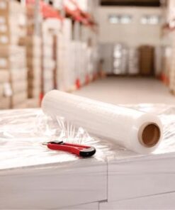 Alliance Stretch Film Hand Bundling - Clear, 18" x 1200ft, 60 Gauge, 4 Pack, Industrial Heavy Duty Shrink Wrap for Packing, Shipping, Pallet and Moving Supplies 18 IN X 1200 FT | 60G 9 41t1uxmngLL