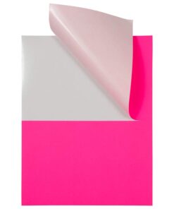 JAM PAPER Shipping Labels - Half Page - 5 1/2 x 8 1/2 - Neon Pink - 50/Pack 5 1/2" x 8 1/2" Labels (Half Sheet) 7 41tzCW1p3qL