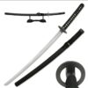 MAKOTO Black Kenshin Reverse Blade Katana, Japanese Sword with Table Top Display Stand 14 41u6HdEntAL