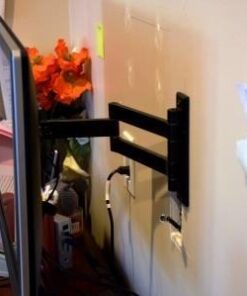 VideoSecu ML12B TV Wall Mount Articulating Arm Monitor Bracket for Most 19"-32", Some up to 47" LCD LED Plasma Flat Panel Screen TV with VESA 100/75mm M79 35 41u7R4hdaXL