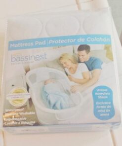 HALO Bassinest Swivel Sleeper Mattress Pad Waterproof Polyester, White Standard BassiNest Pad 21 41uGPPIM9cL