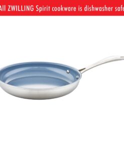 ZWILLING Spirit 3-ply 10-pc Stainless Steel Ceramic Nonstick Pots and Pans Set, Dutch Oven, Fry Pan 10-pc Ceramic 25 41uQQ3GjUZL