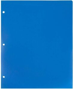 JAM PAPER Heavy Duty Plastic 3 Hole Punch Pocket Folders - Extra Tough School Folders - Assorted Primary Colors - 6/Pack 17 41uXxaM imS