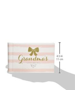 Carter's BP73-14075 Pink, White, and Gold Mini Baby Photo Album Brag Book, 60 Pages 11 41un5Fq CGL