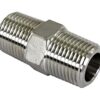 Hex Nipple 1/2" Male NPT Stainless Steel Pipe Fitting 0.5"