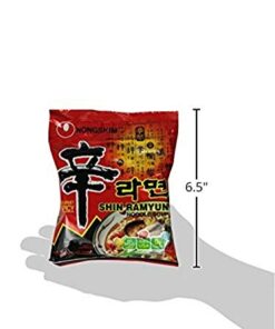 Nongshim Gourmet Spicy Shin Instant Ramen Noodle, 20 Pack, Chunky Vegetables, Premium Microwaveable Ramen Soup Mix, Savory & Rich 21 41vUJnLxhXL