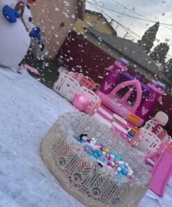 Froggy's Flakes Snow Machine Fluid, Extra Dry Formula Snow Fluid with 30 Feet Float/Drop, 1 Gallon 16 41vUp 7UNlL