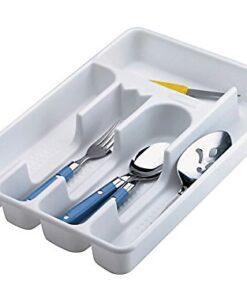 Rubbermaid Cutlery Tray, Small, White 12 41vVToKm HL