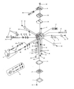 Alternative view of HIPA Carburetor Carb Rebuild kit Gasket Diaphragm for WA WT Series Carby replace K10-WAT