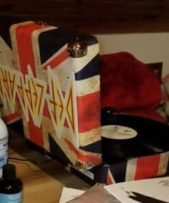 Victrola Vintage 3-Speed Bluetooth Portable Suitcase Record Player with Built-in Speakers | Upgraded Turntable Audio Sound|UK Flag, Model Number: VSC-550BT-UK UK Flag 28 41vY lfqnVL