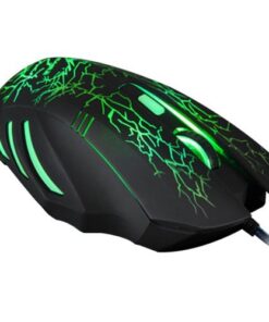 HAVIT HV-MS672 3200DPI Wired Mouse, 4 Adjustable DPI Levels, 800/1200/2400/3200DPI, 7 Circular & Breathing LED Light, 6 Buttons (Black) 32 41voVsdbvJL