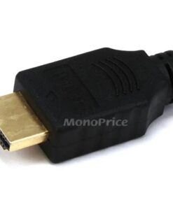 Monoprice 8inch 28AWG High Speed Male to Female HDMI® Port Saver - Black 1 Count (Pack of 1) 8 41vts5qQYpL