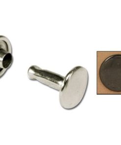 Tandy Leather Double Cap Rivets Medium Black 100/pk 1373-13