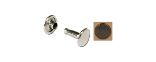 Tandy Leather Double Cap Rivets Medium Black 100/pk 1373-13