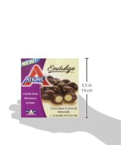 Atkins Endulge Almond Pieces, Chocolate,5 Count (Pack of 1) 13 41vz XiFalL