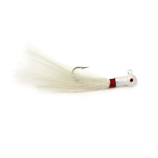 Sea Striker Sea Striker W Popeye White Head/White 3/4 Ounce-4/0 Hook (Pack of 2)