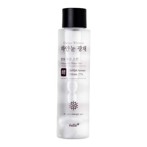 Nella Fermented Skin Toner, Water Skin, Moisturizing and Brightening, Korean Beauty, 150 ml