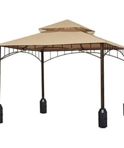Eurmax Weight Bags for Pop up Canopy Outdoor Shelter,Instant shelter Leg Canopy Weights, Sand Bags, Set of 4 Standard Black 24 41wDfamv6VL